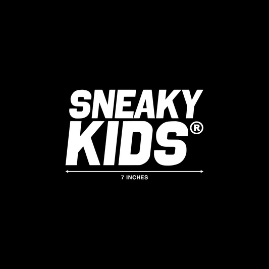 SNEAKY KIDS LOGO STICKER - 7 INCHES